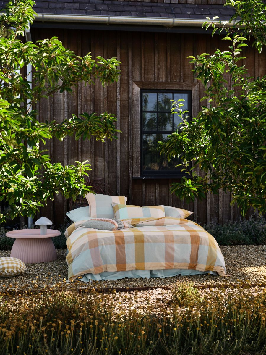 Eastwood Hazelnut Quilt Cover Set