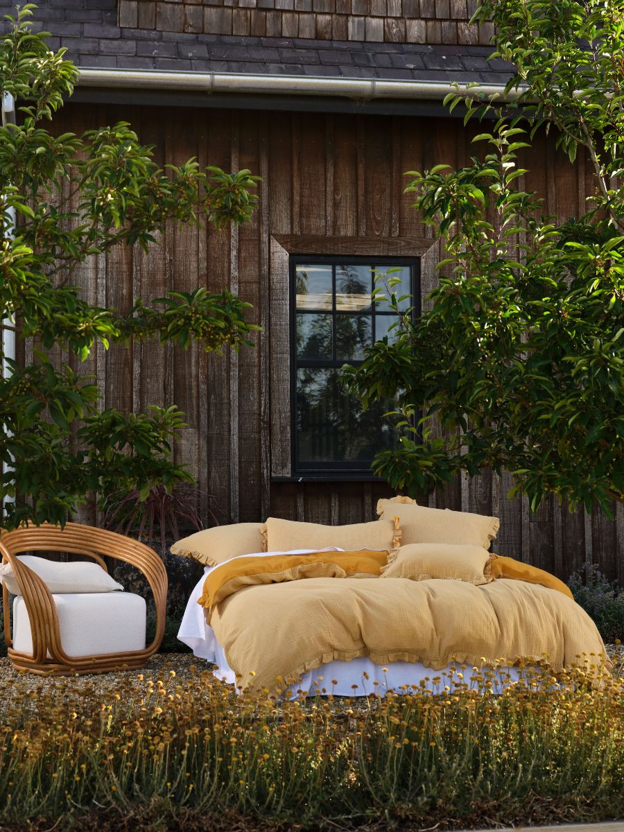 Lucy Saffron Quilt Cover Set