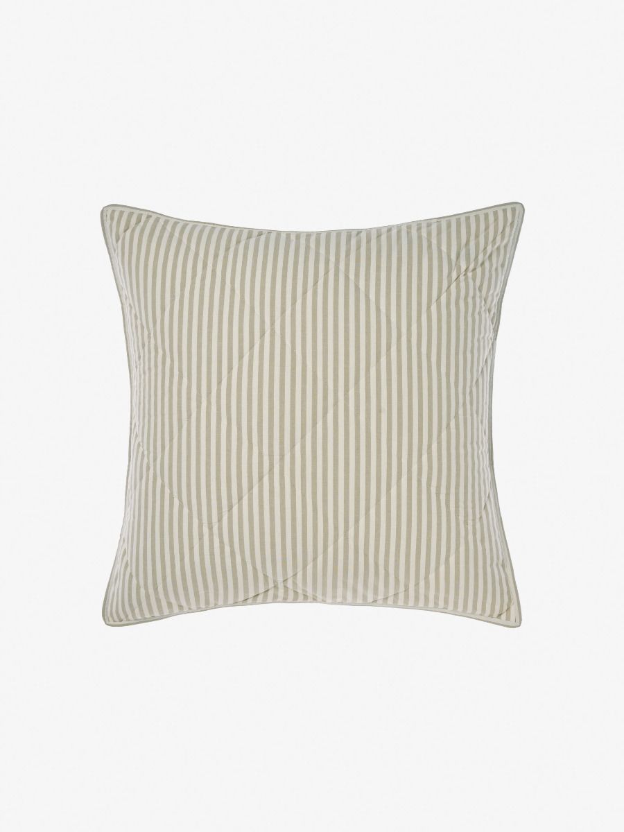 Classic Stripe Pebble European Pillowcase