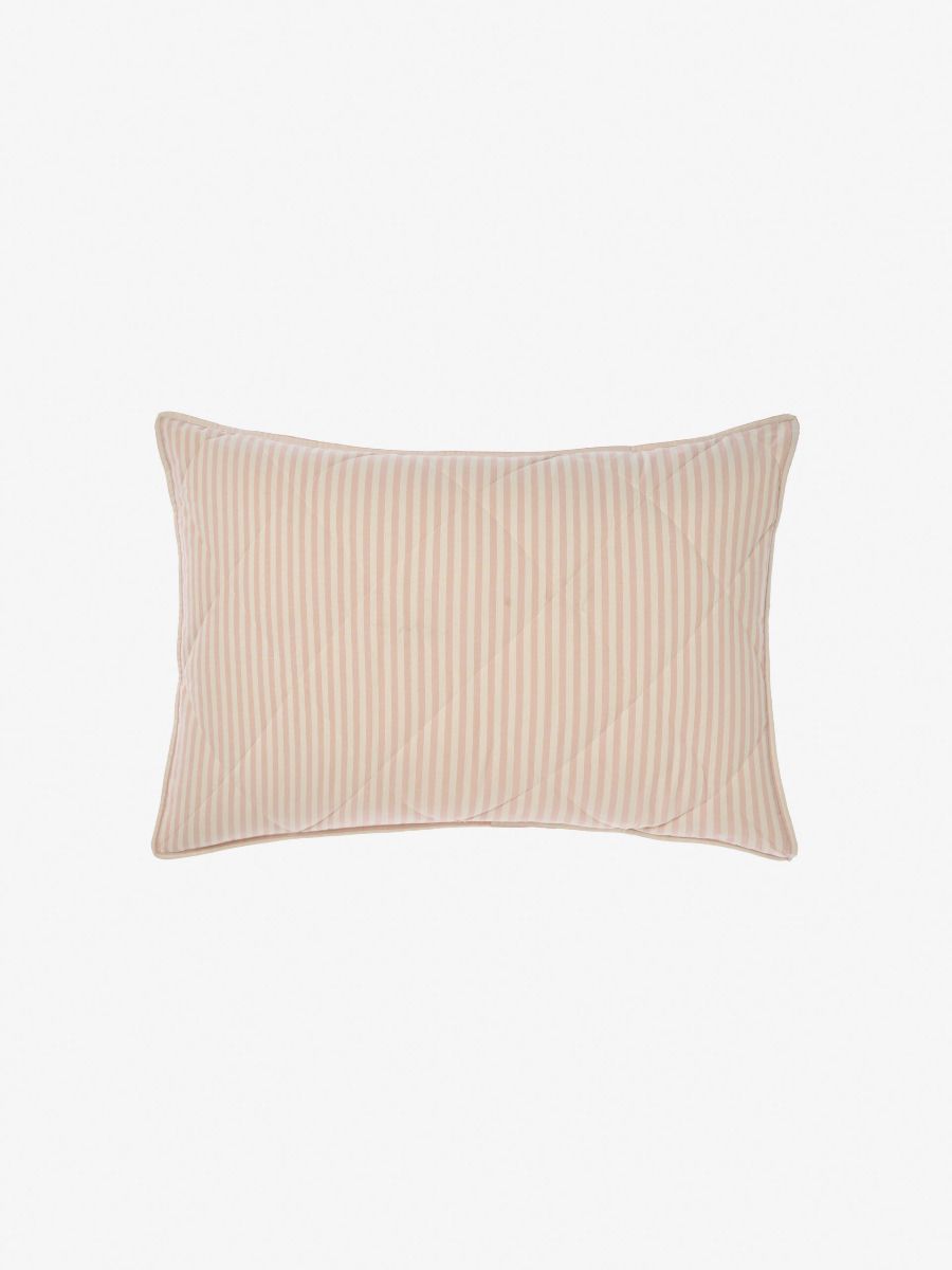 Classic Stripe Rose Pillow Sham Set