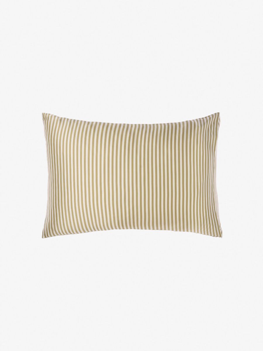 Silk Classic Stripe Pistachio Pillowcase