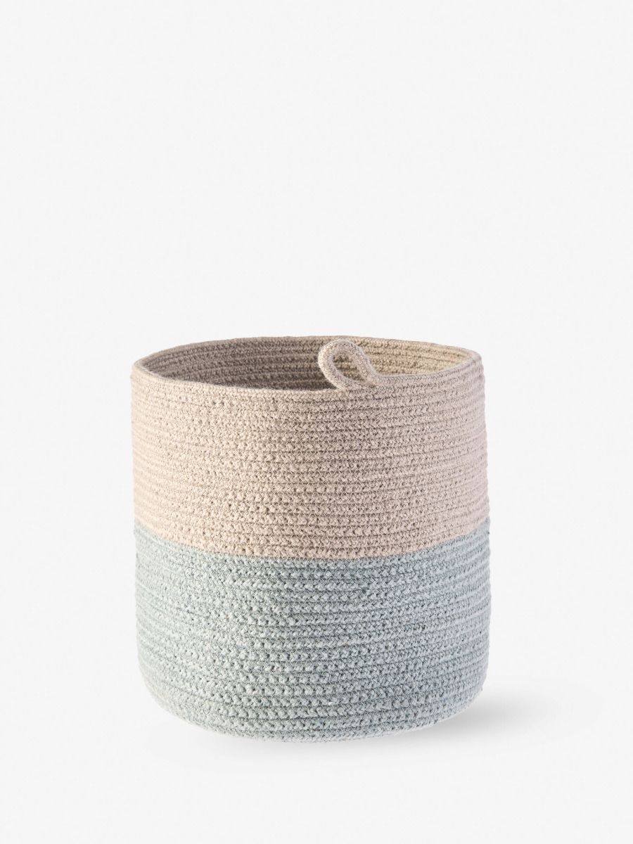 Duo Stripe Mineral Storage Basket