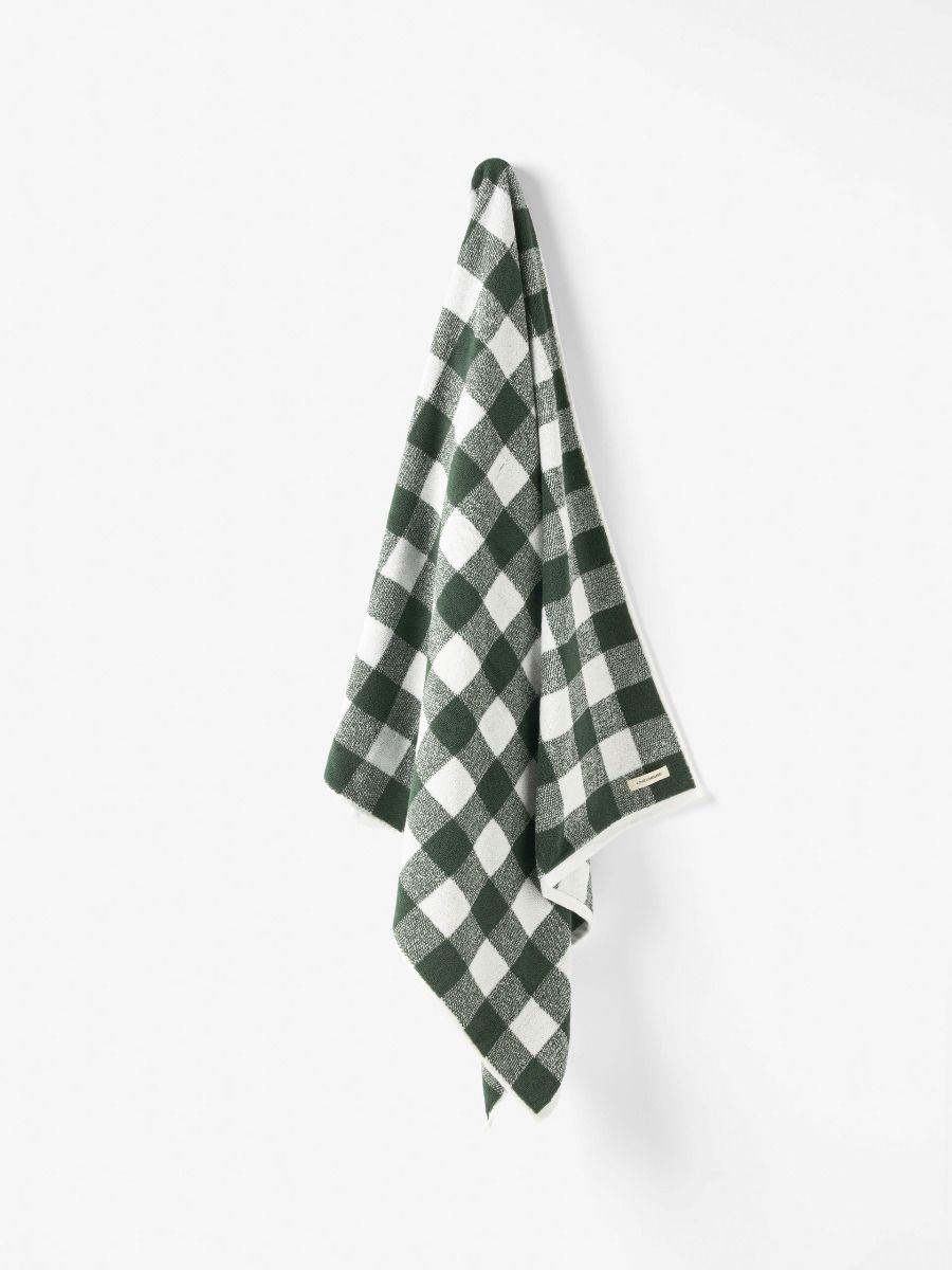 Flinders Check Pine Towel Collection