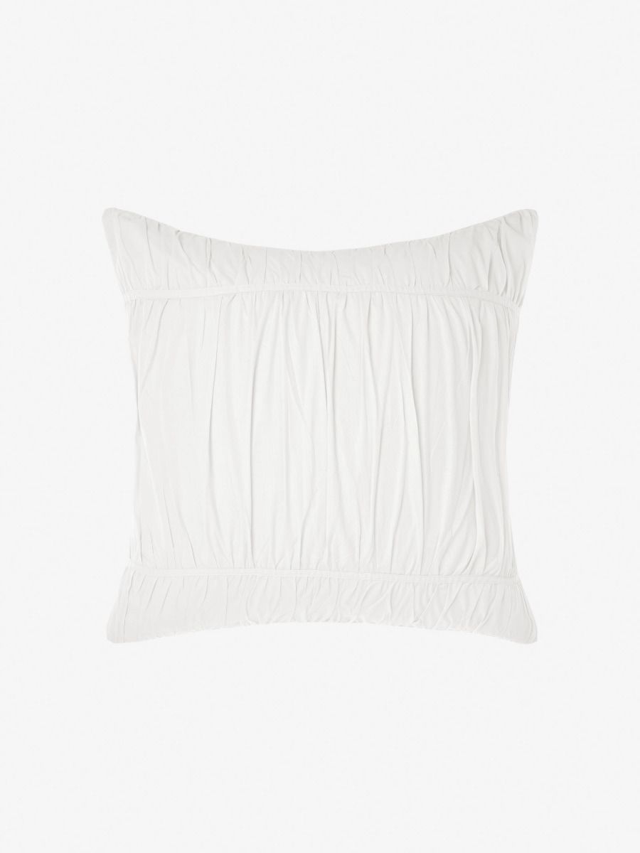 Layla White European Pillowcase