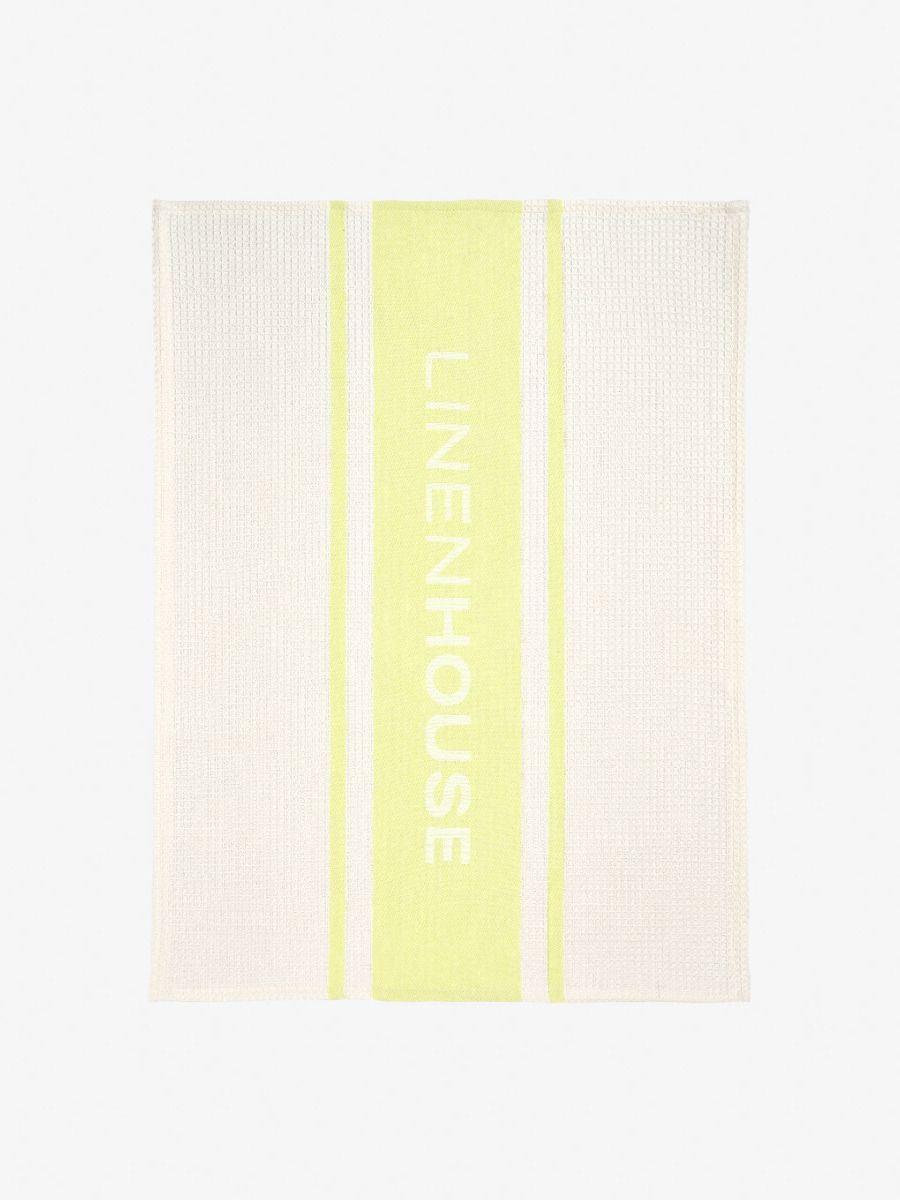 Linen House Lime-Sorbet Tea Towel