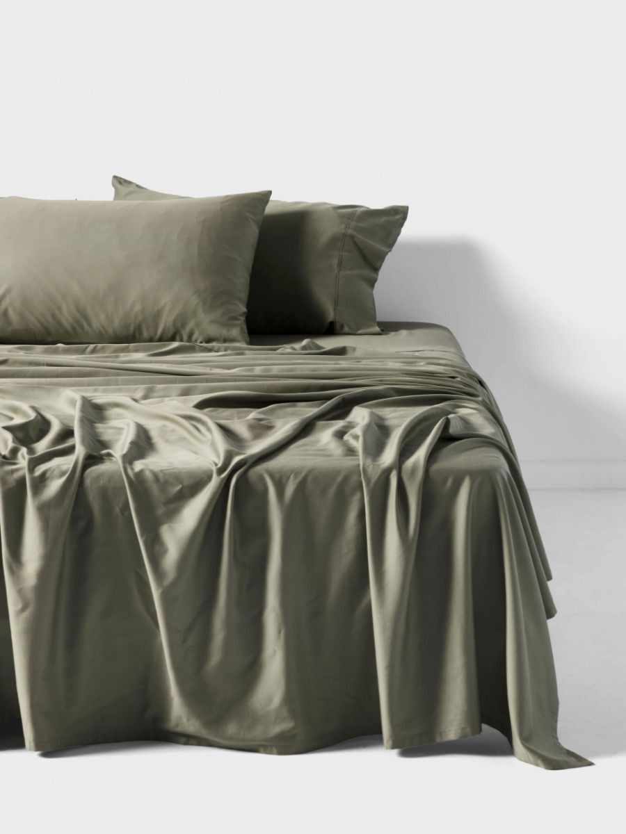 Nara Moss Bamboo Cotton 400TC Sheet Set