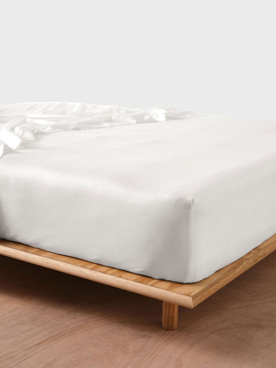 Nara Bamboo Cotton 400TC Long Single Fitted Sheet