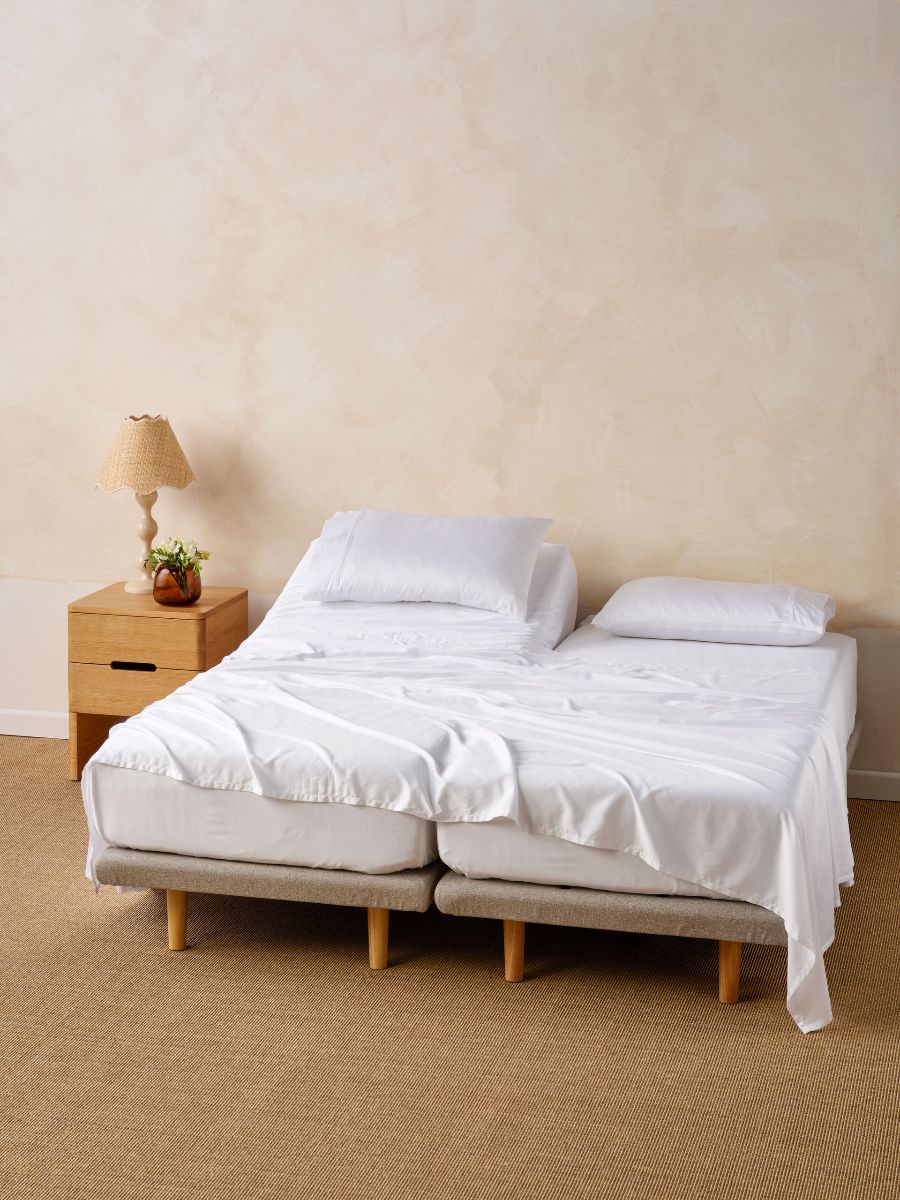 Nara Bamboo Cotton 400TC Split King Sheet Set 