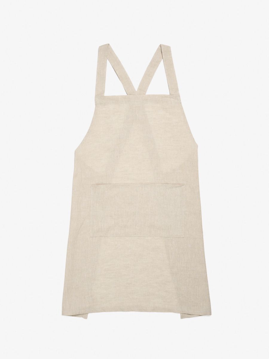 Nimes Natural Linen Apron