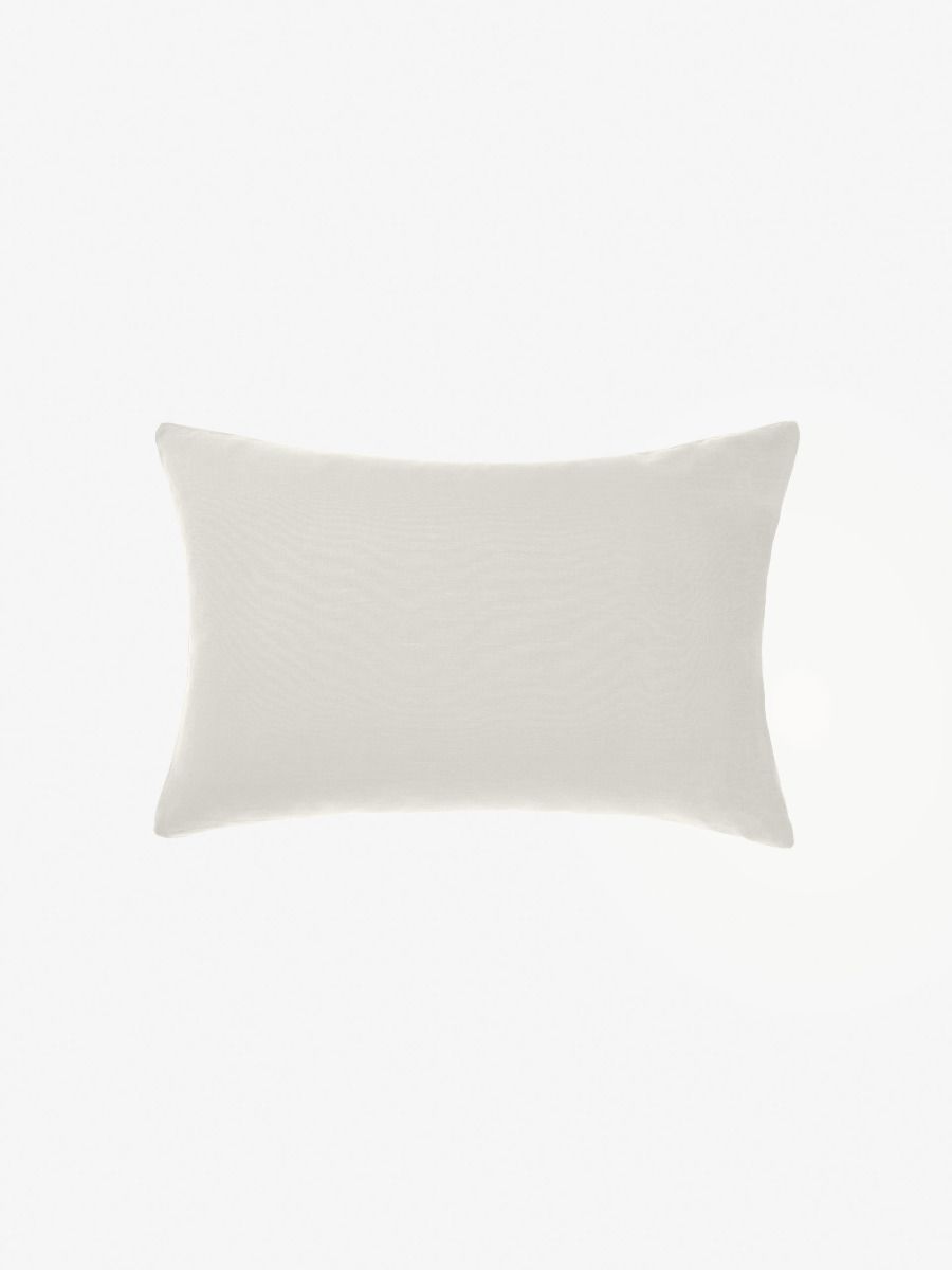 Nimes Pale Grey Linen Standard Pillowcase