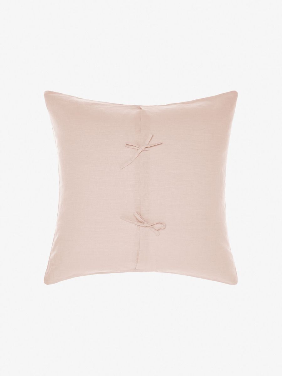 Nimes Rose Linen European Pillowcase
