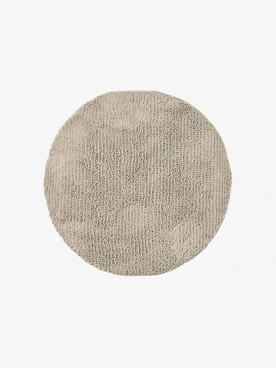 Reed Toggle Stone Circular Bath Mat - 1700 GSM
