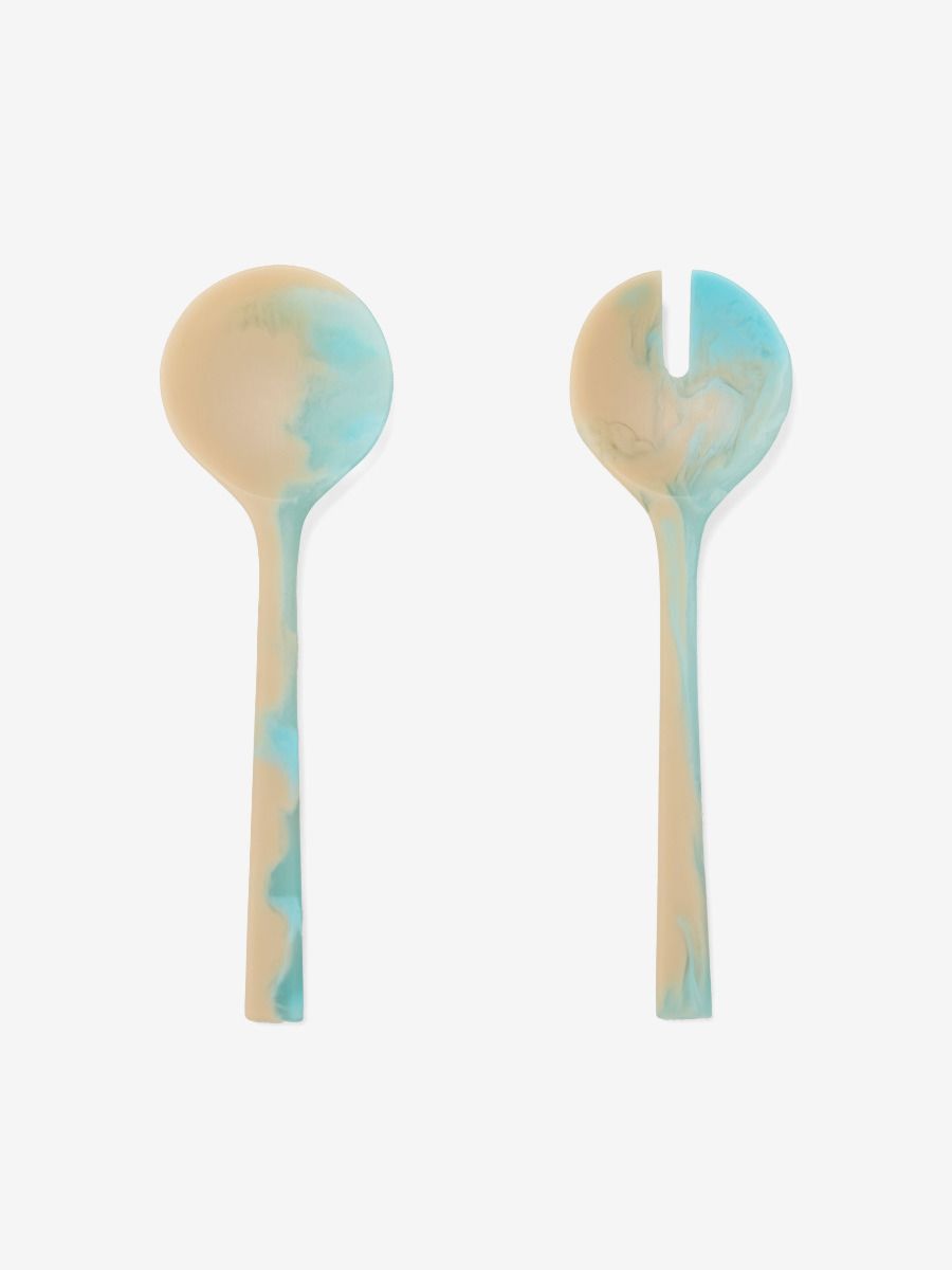 Resin Beach Salad Server Set