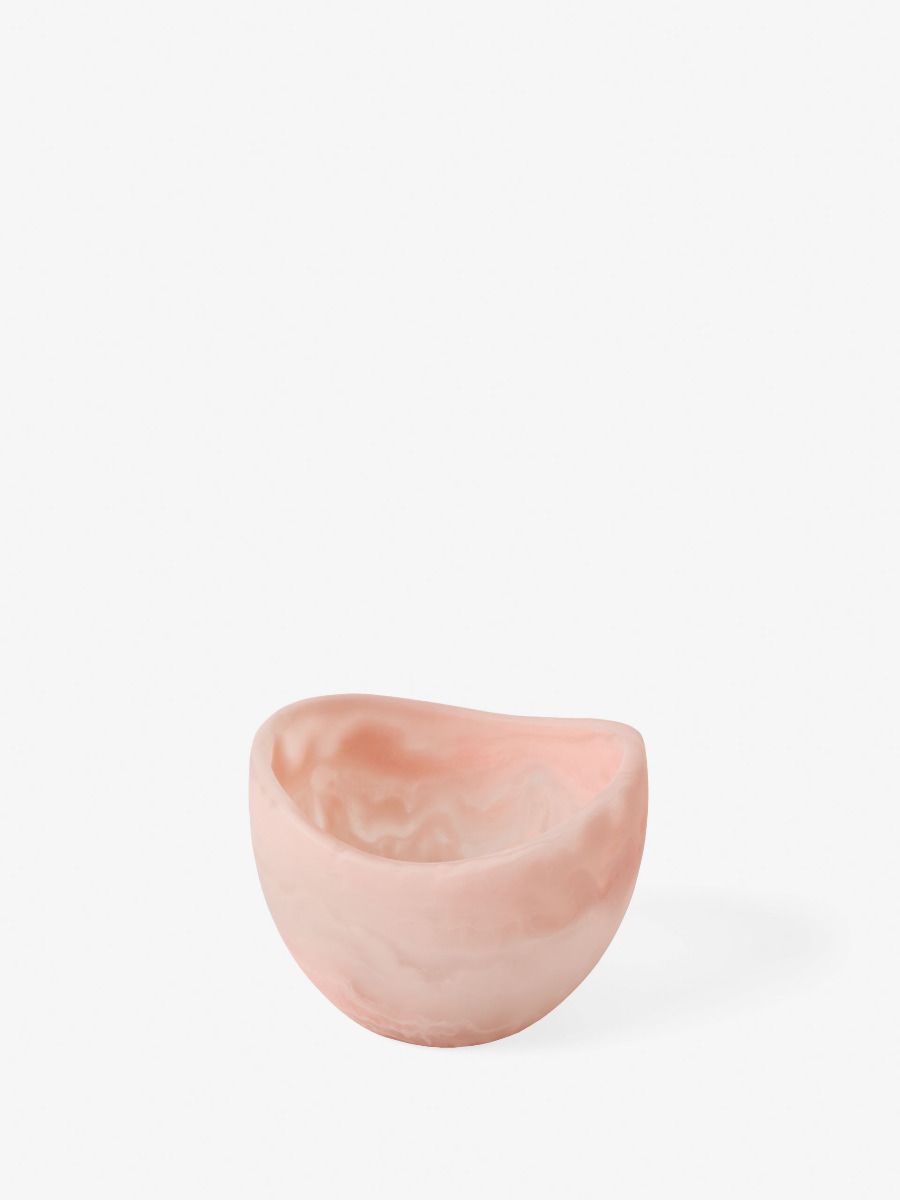 Resin Pink Small Serving Bowl