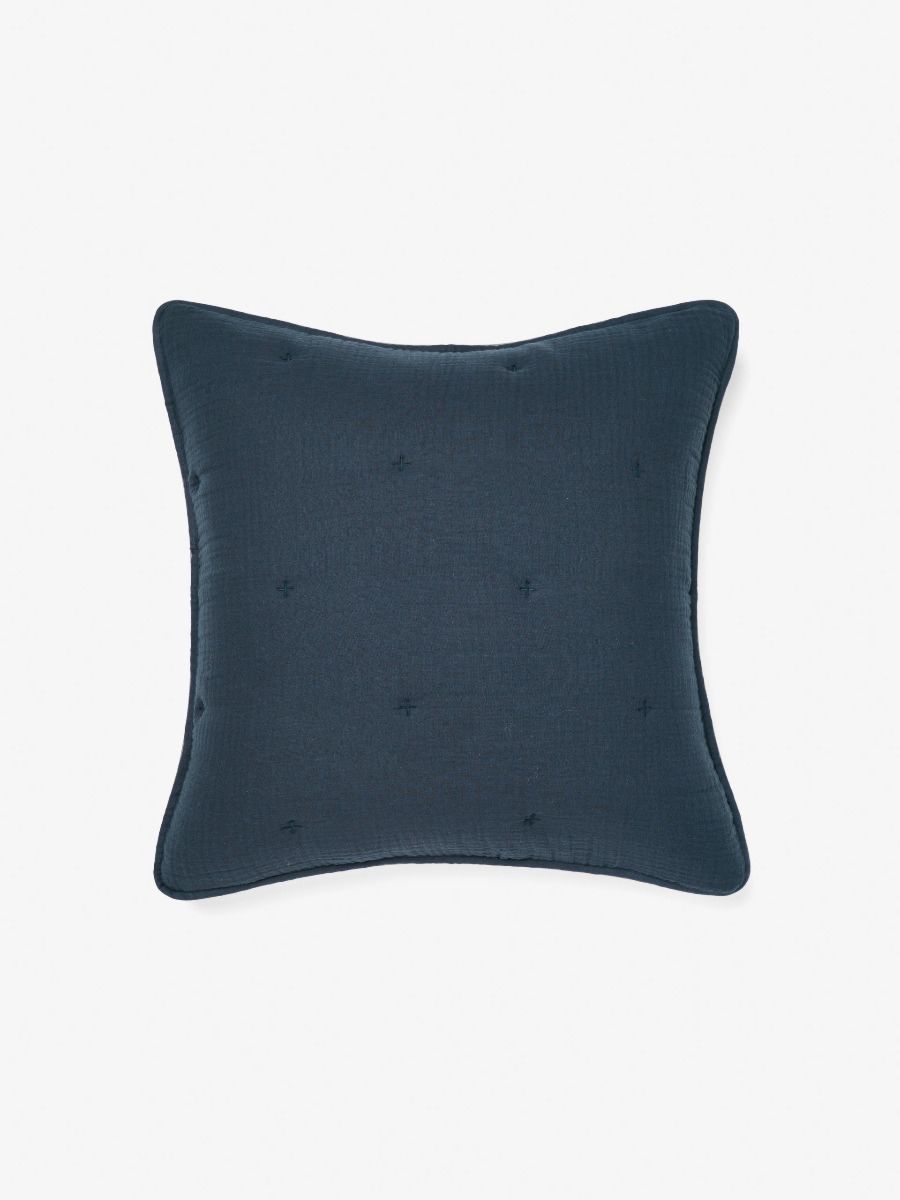 Somerset Navy European Pillowcase