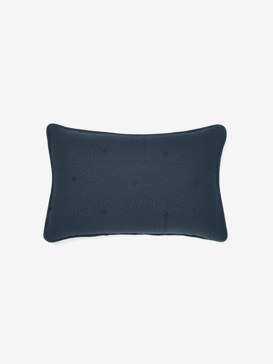 Somerset Navy Pillow Sham Set