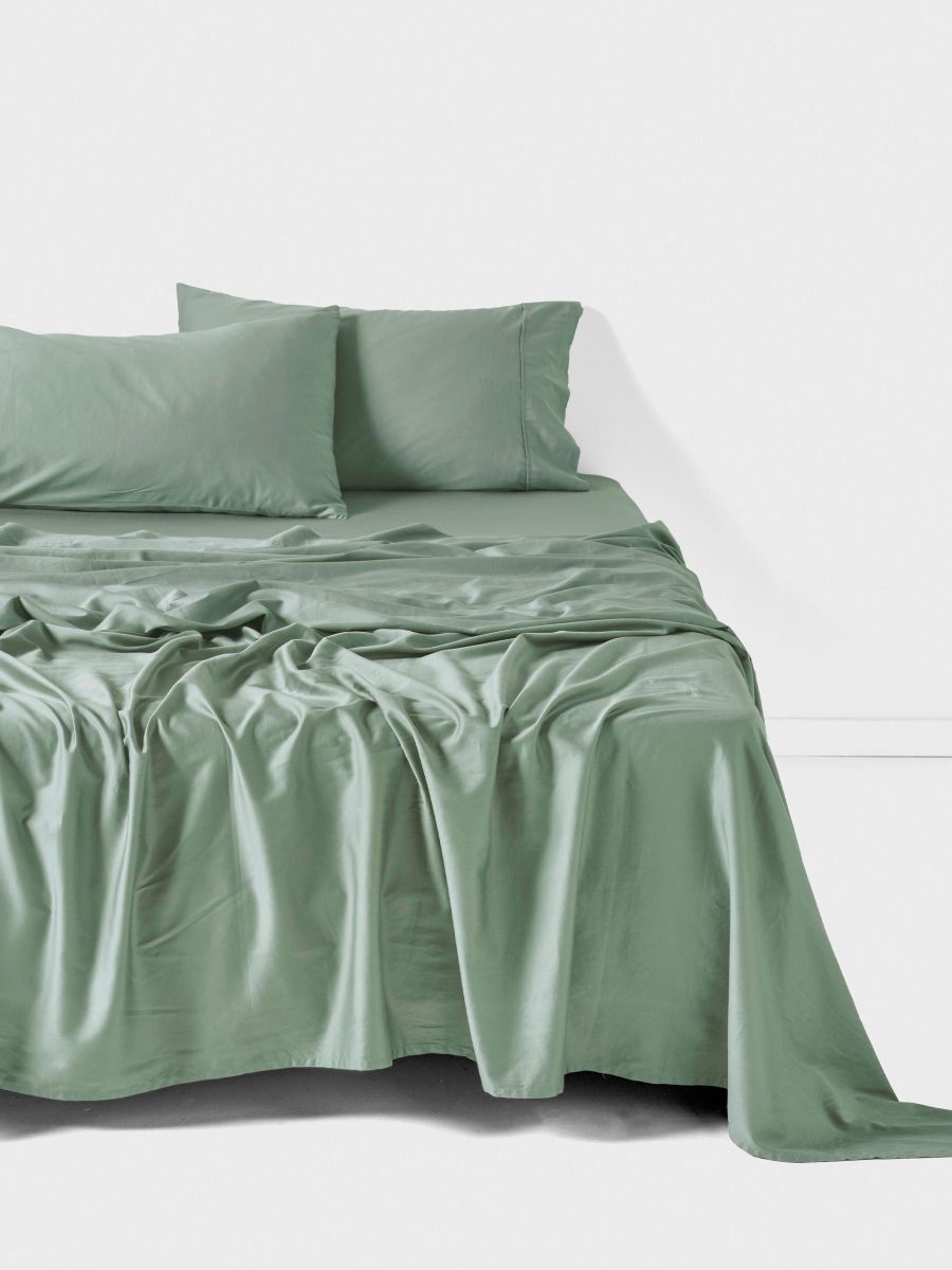 Surf Wash Seafoam 400TC Sheet Set