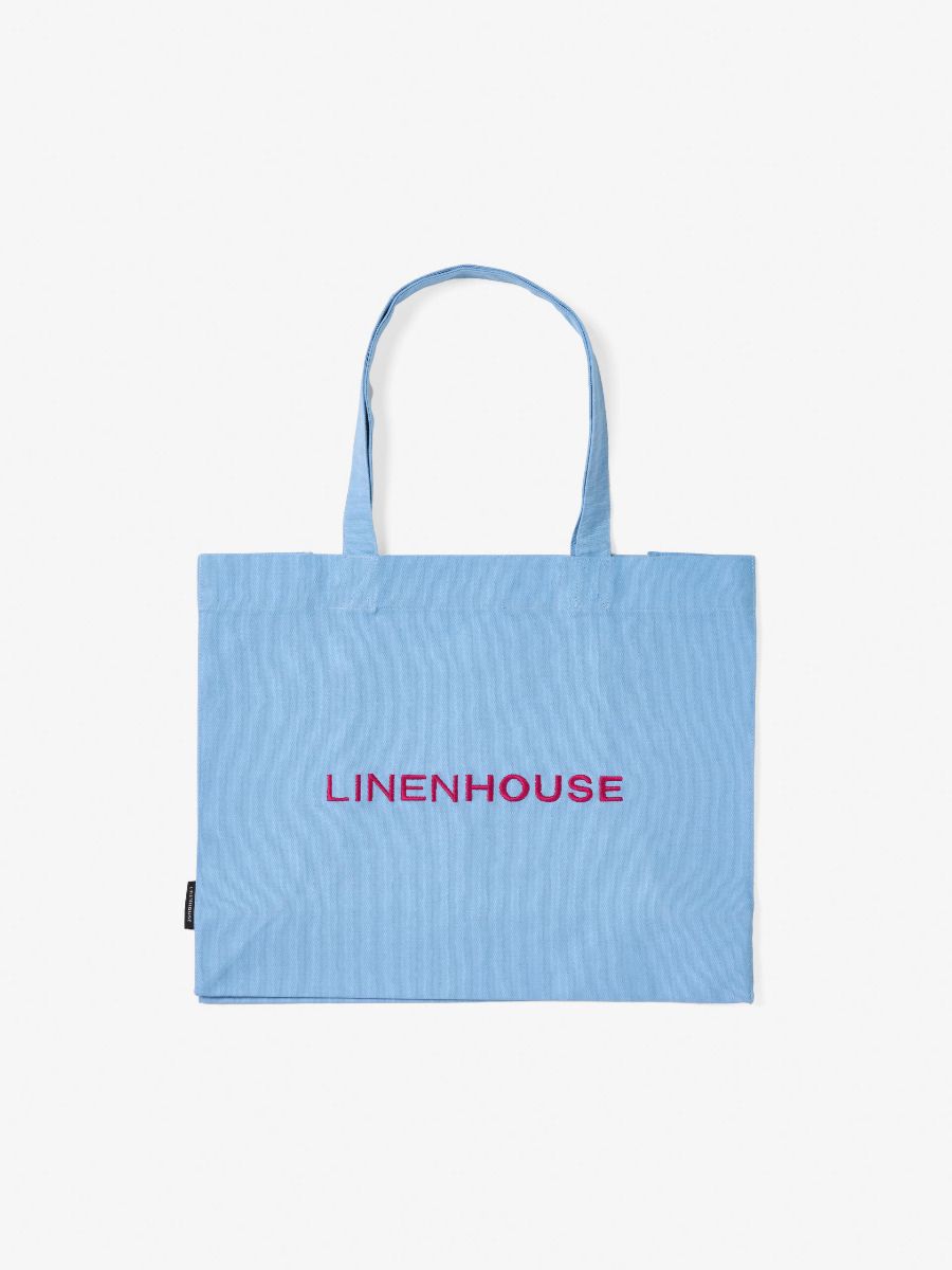 Logo Sky-Red Tote Bag