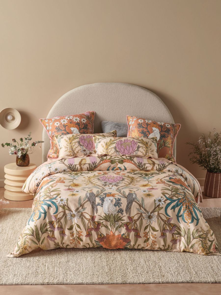 Victoria Apricot Quilt Cover Set