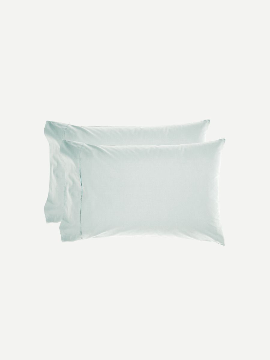 Winton Pale Blue Standard Pillowcase Pair