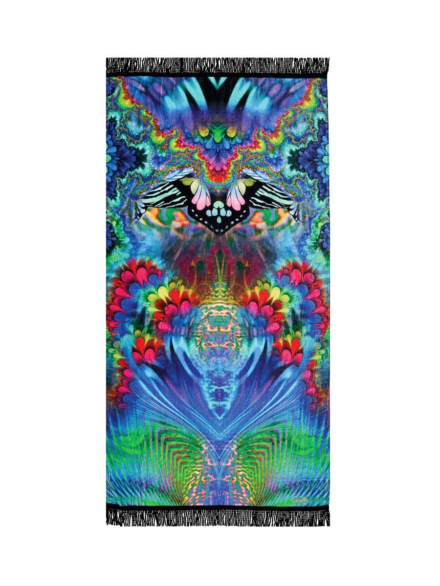 Hyped Up Hippie Beach Towel