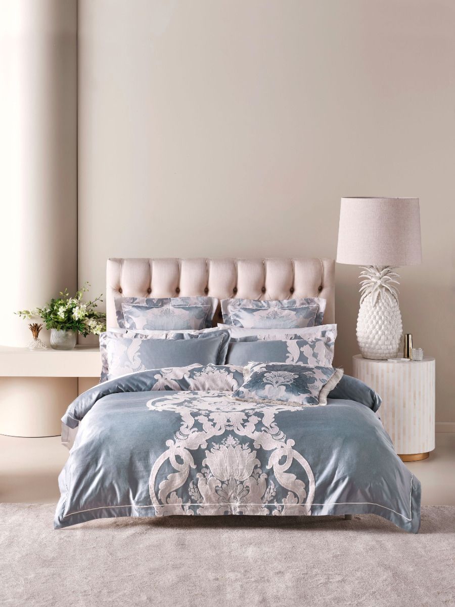 Dionisia Blue Quilt Cover Set