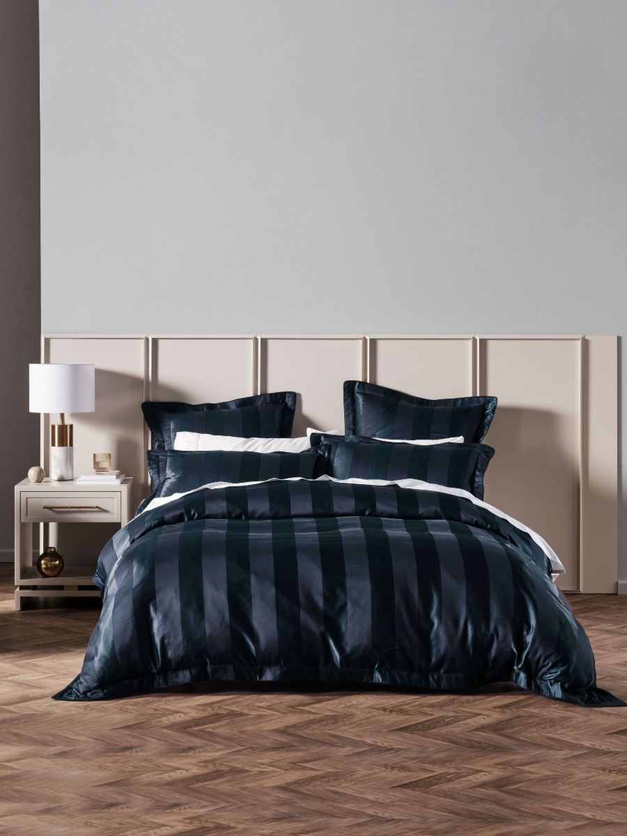 Francesco Navy Quilt Cover Set