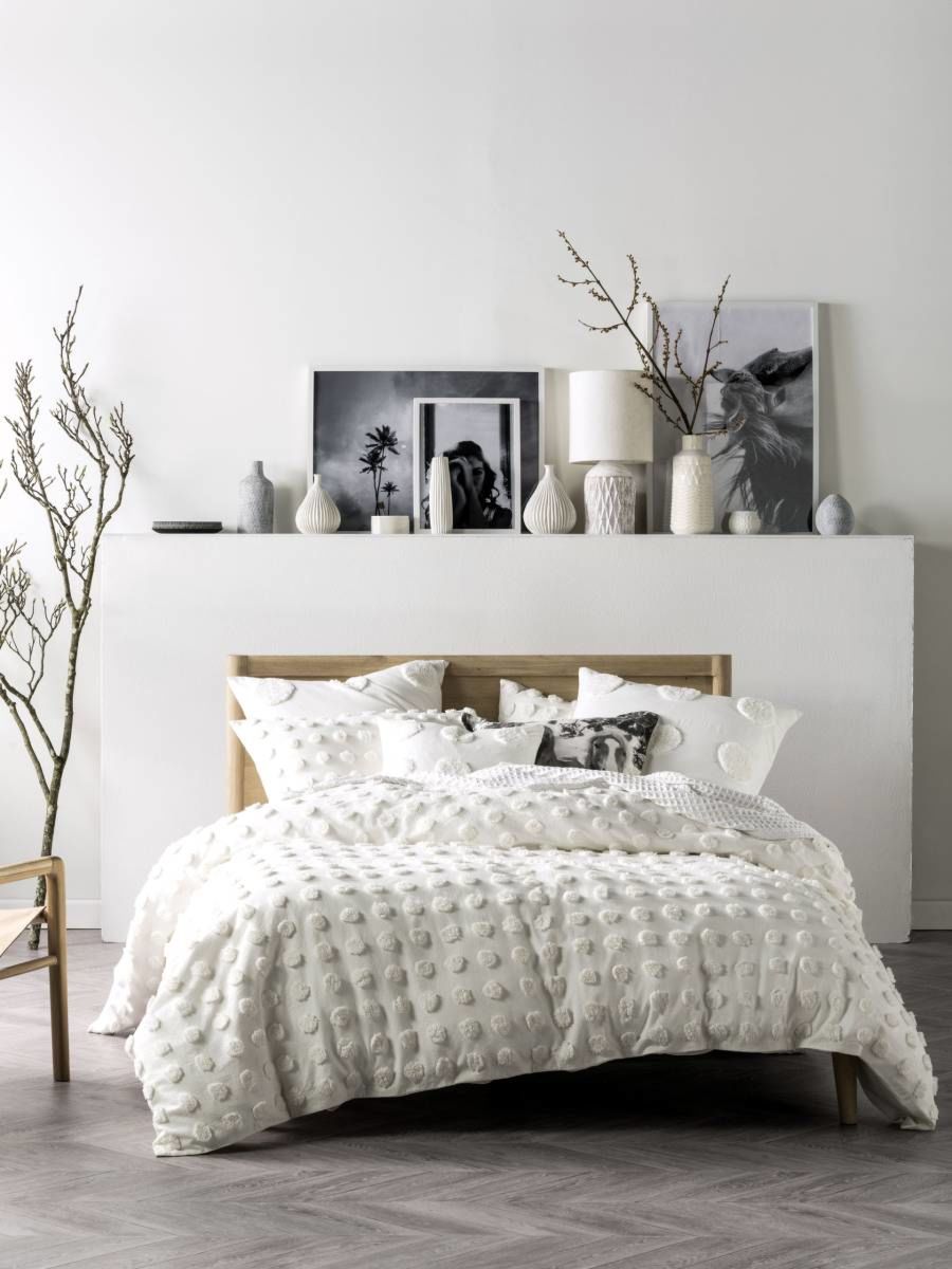 Haze White Quilt Cover Set