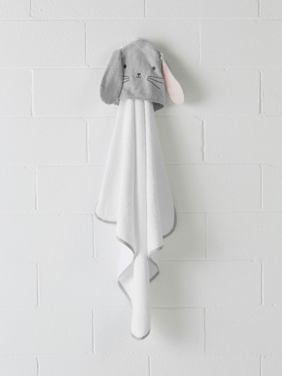 Hippity Hop Hooded Bath Towel