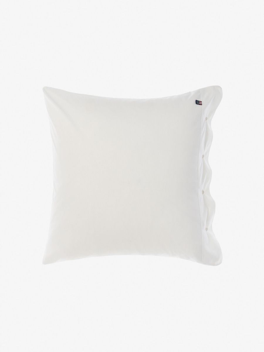 Pin Point White European Pillowcase