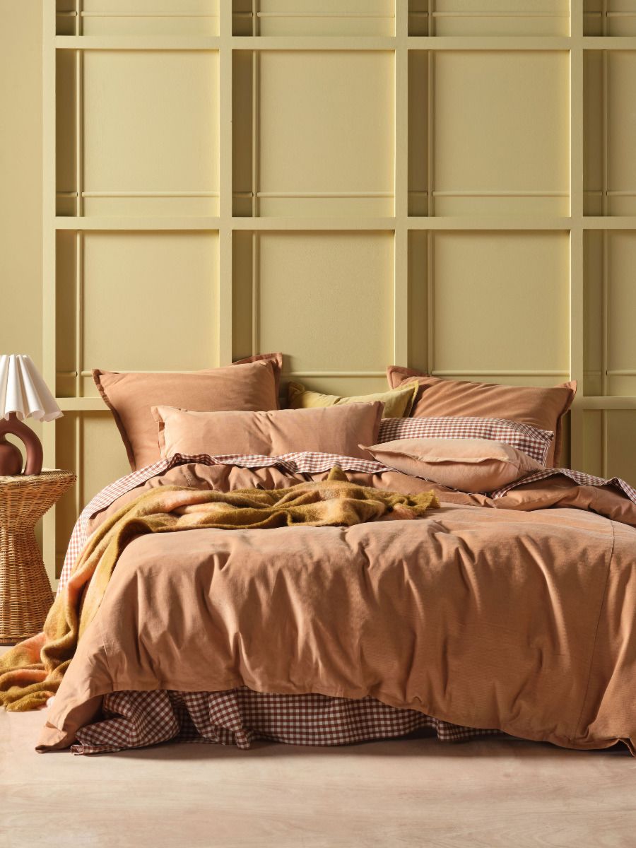 Den Caramel Quilt Cover Set