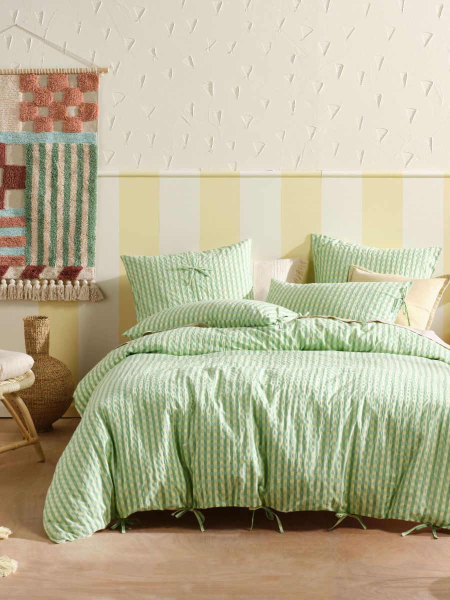 Ferrara Green Apple Quilt Cover Set