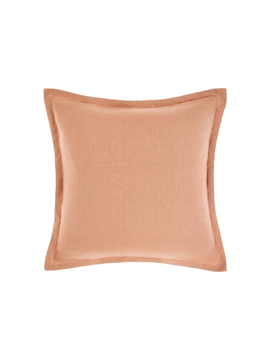 Nimes Clay Linen Tailored Cushion 48x48cm