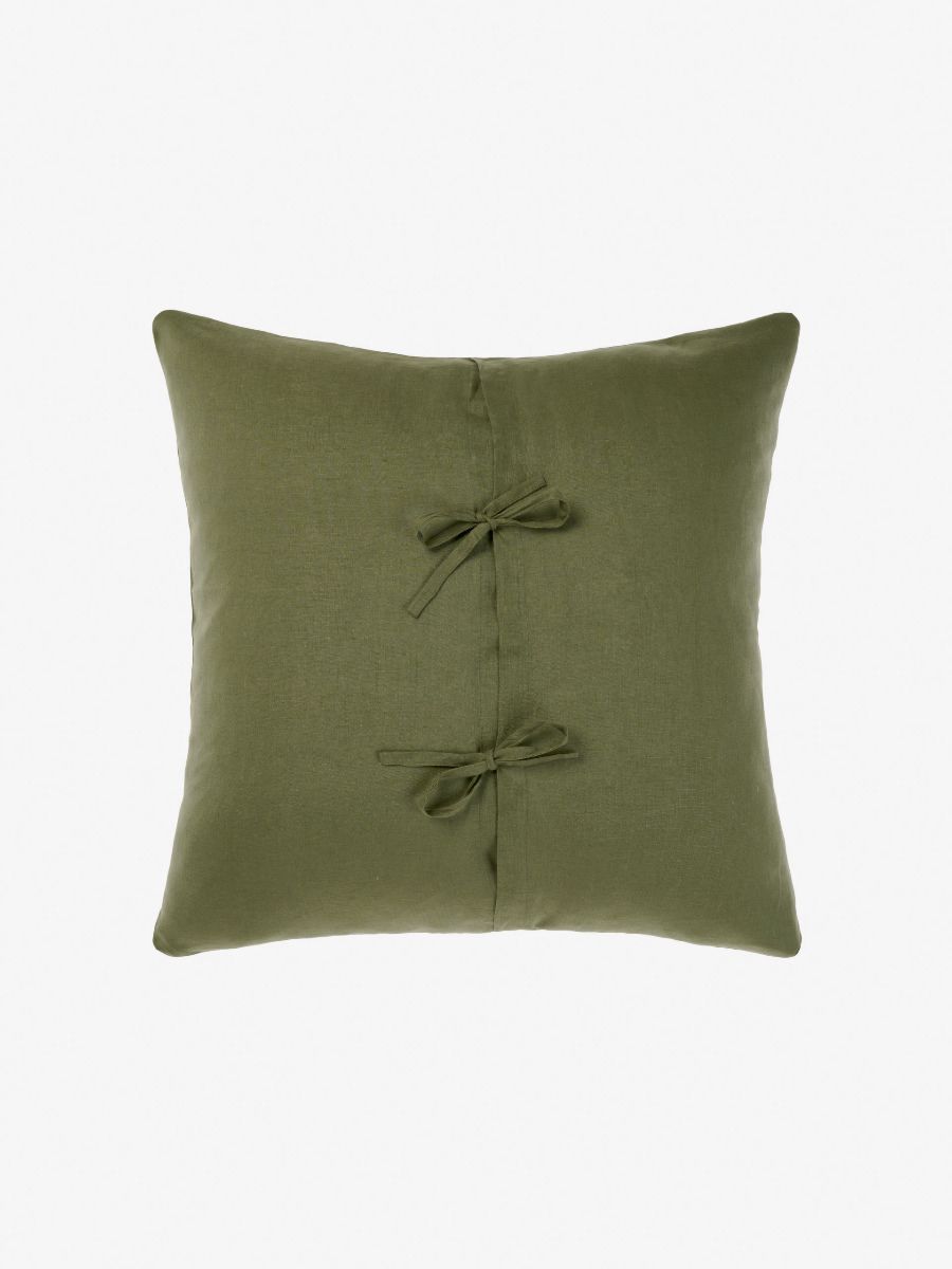 Nimes Moss Linen European Pillowcase