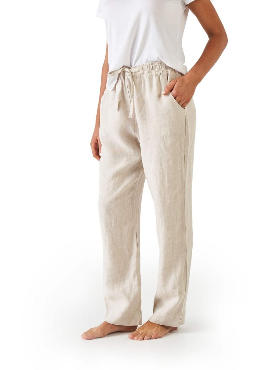 Nimes Natural Linen Pants