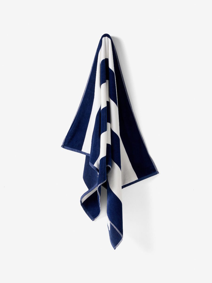 Portofino Navy Beach Towel
