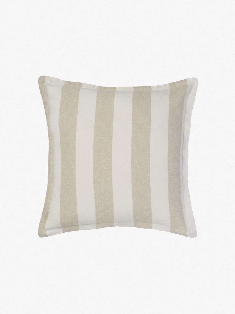 Vintage Stripe Natural Cushion 48x48cm