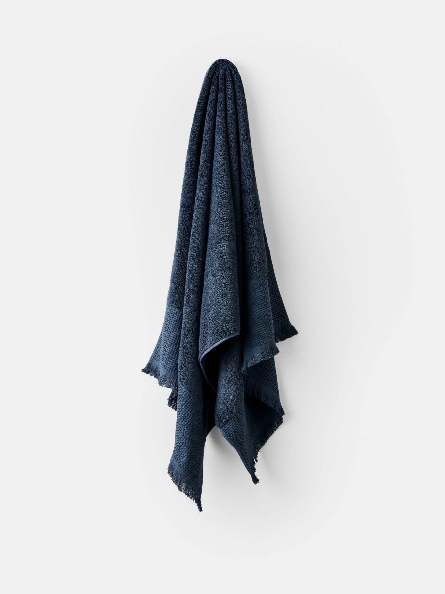 Aria Cotton/Bamboo Slate Towel Collection