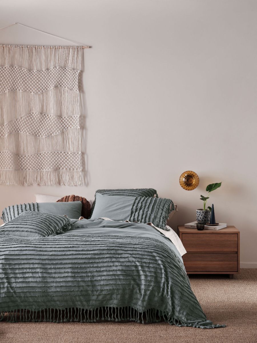 Dunaway Petrol Quilt Cover Set