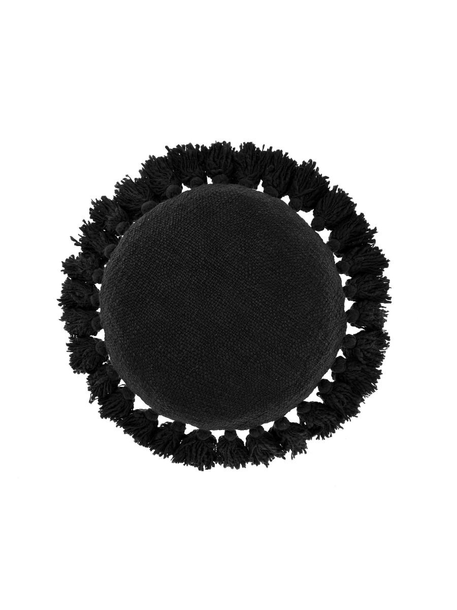 Florida Black Cushion 45cm Round