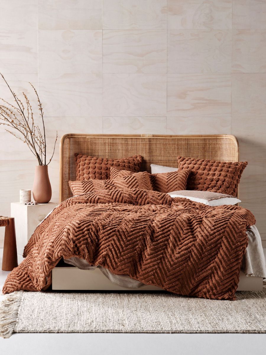 Fog Cinnamon Quilt Cover Set