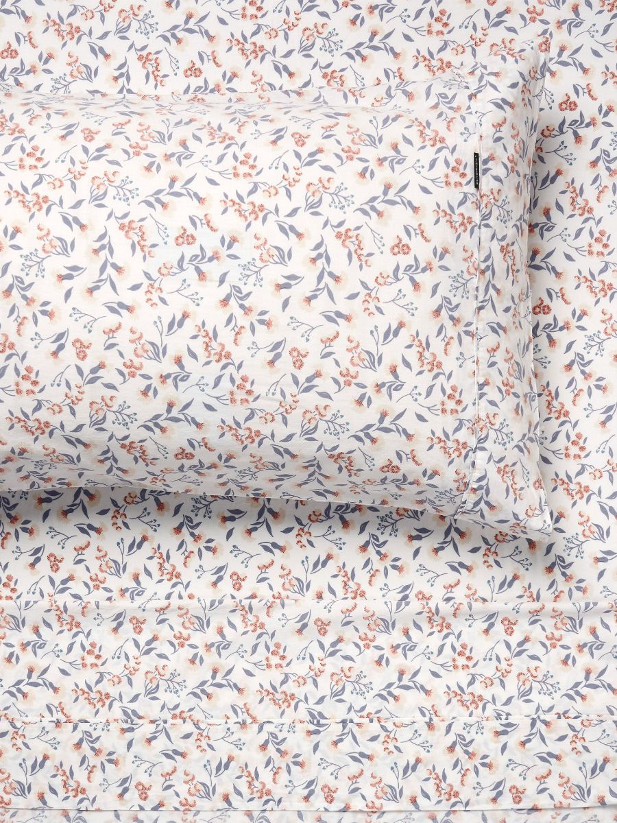 Matilda Peach Sheet Set