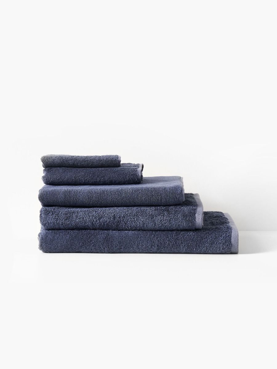 Nara Cotton/Bamboo Bluestone Towel Collection