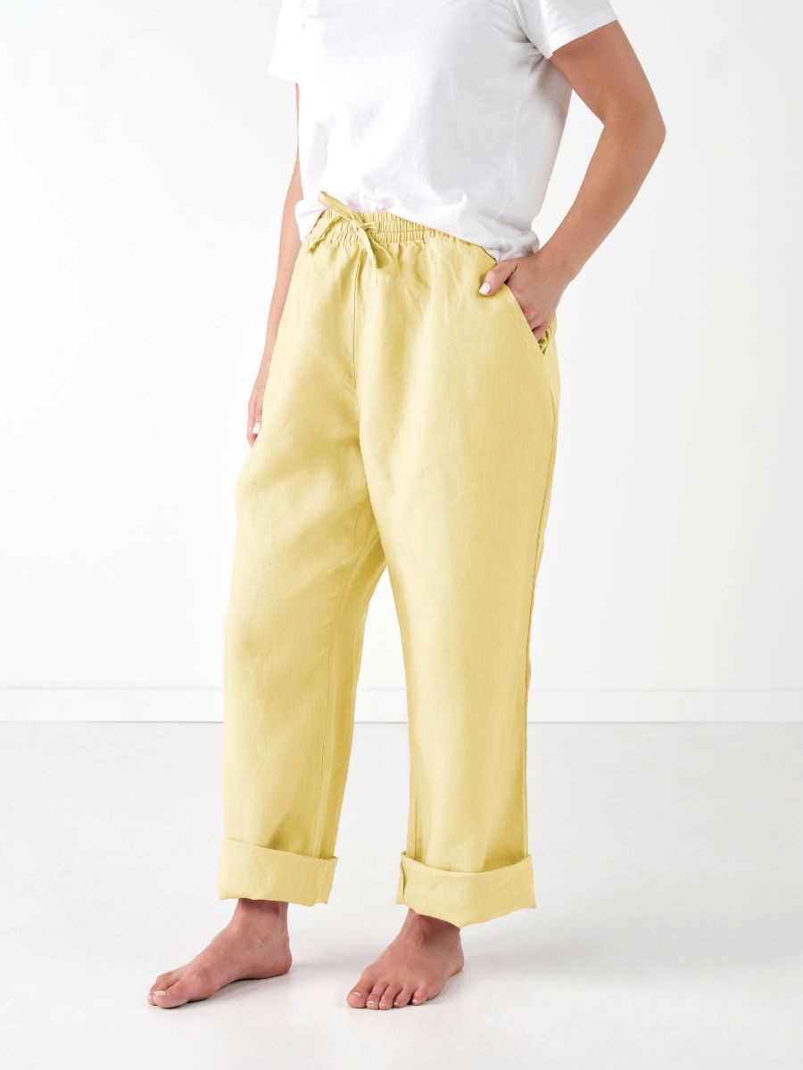 Nimes Meadow Linen Pants