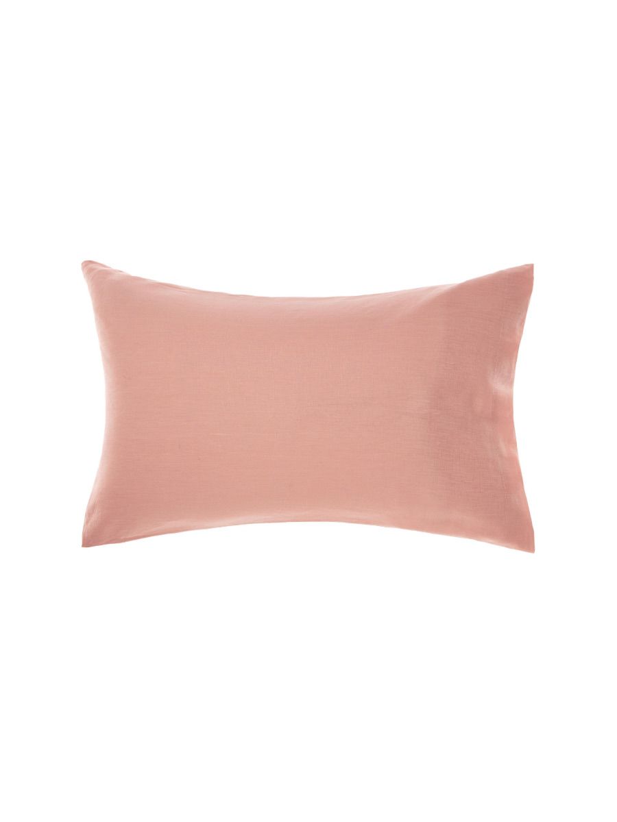 Nimes Rosette Linen Standard Pillowcase