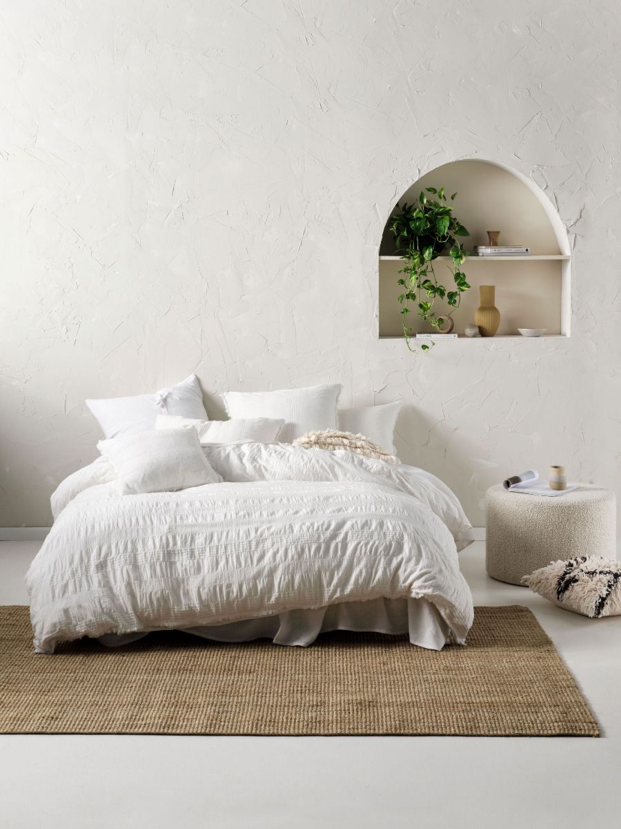 Shrimpton White Quilt Cover Set