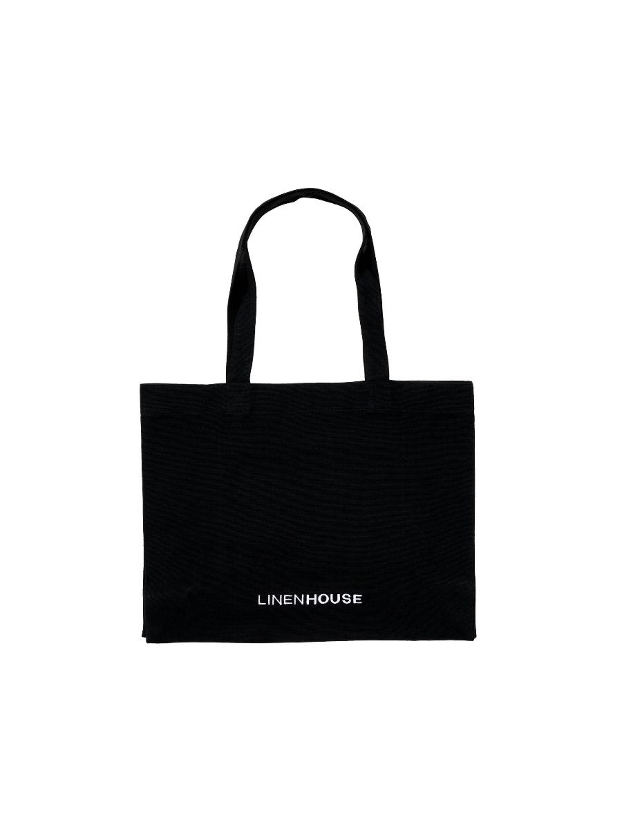 Logo Black Tote Bag