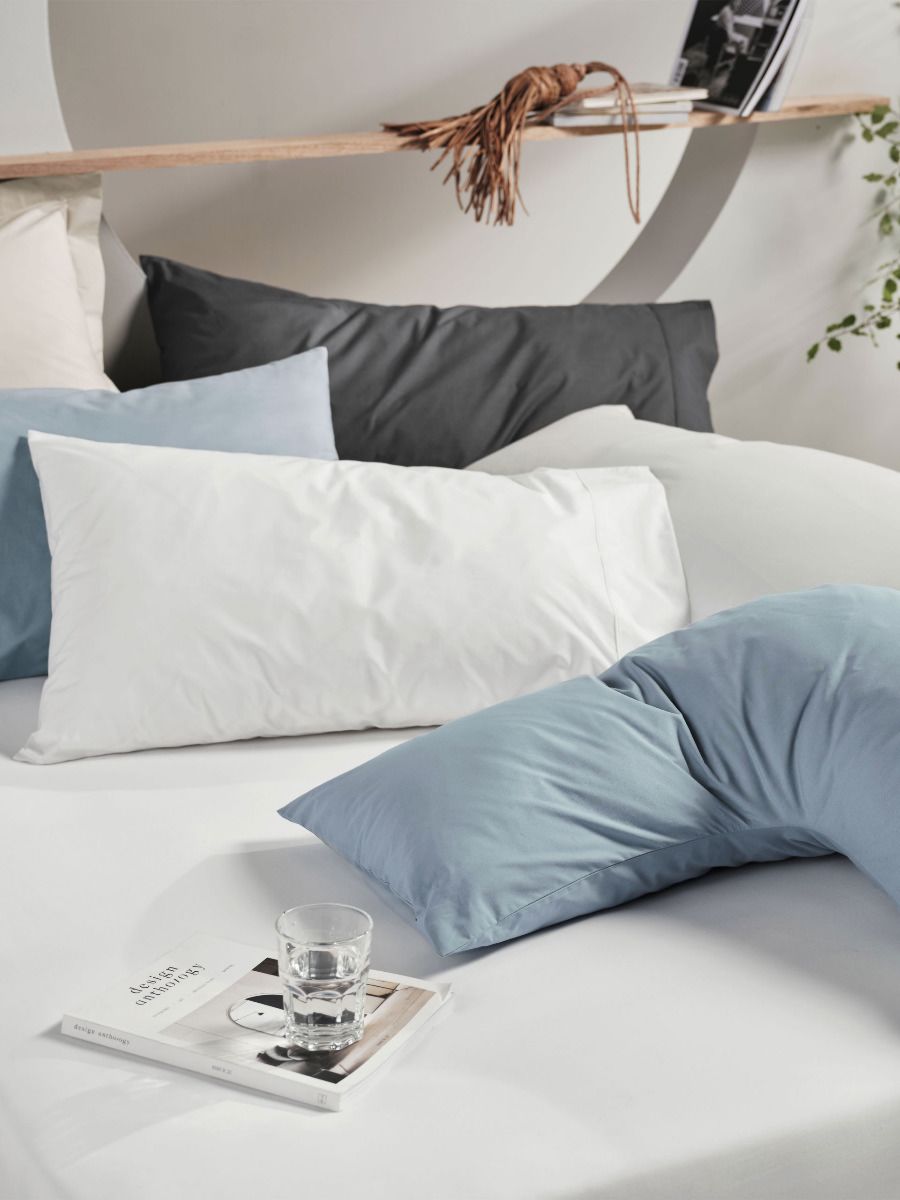 Vienna 300TC Cotton Percale Fitted Sheet 50cm