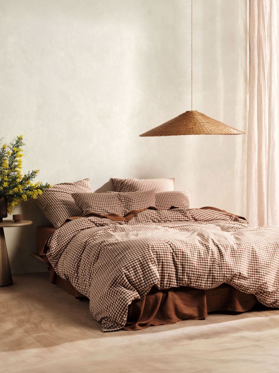 Springsteen Cinnamon Quilt Cover Set