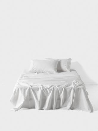 Australian Cotton 400TC White Sheet Set